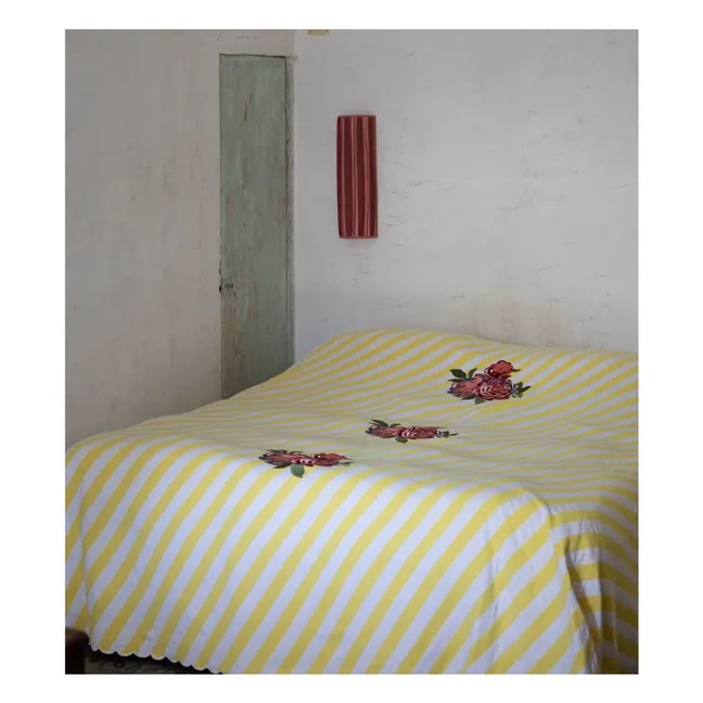 Couvre-lit Monastico, Lisa Corti x The Socialite Family  | Jaune