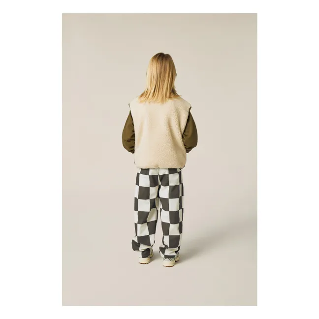 Veste Sans Manches Façon Sherpa | Ecru