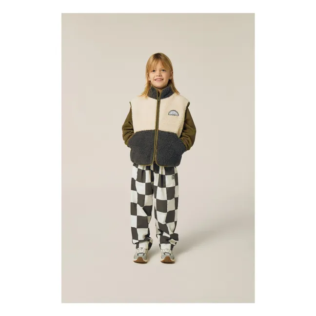 Veste Sans Manches Façon Sherpa | Ecru