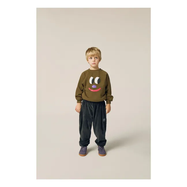 Jogger Velours | Gris anthracite