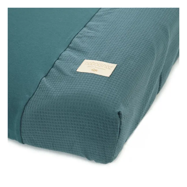 Housse de matelas à langer Calma en coton bio | Vert