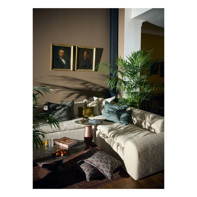 Coussin Vice Versa en lin wabi sabi | Argile