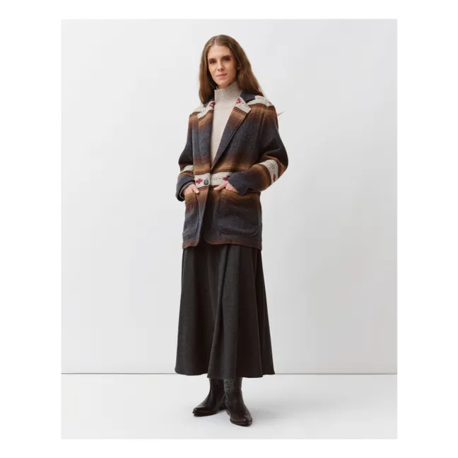 Veste Virato Laine | Gris anthracite