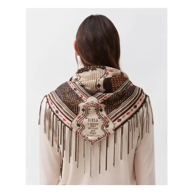 Foulard Fareo Soie | Ecru