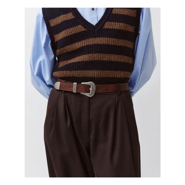 Ceinture Cabawo Cuir | Chocolat