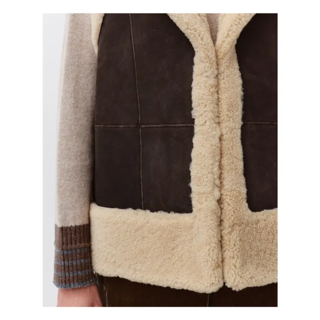 Veste Geskao Mouton | Chocolat
