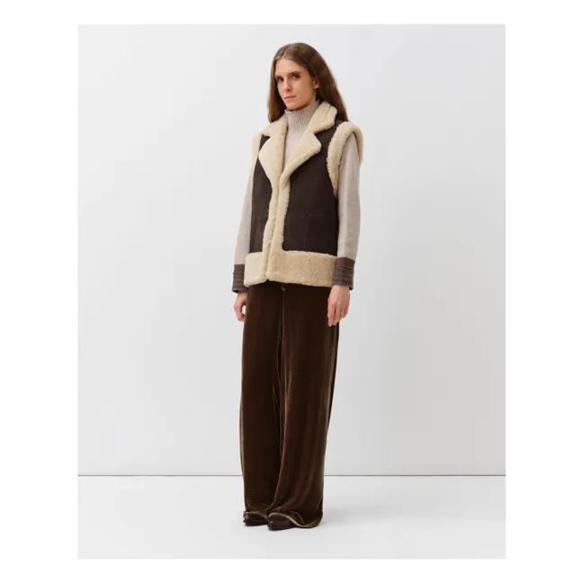 Veste Geskao Mouton | Chocolat