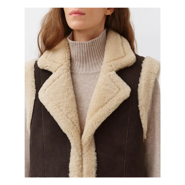 Veste Geskao Mouton | Chocolat
