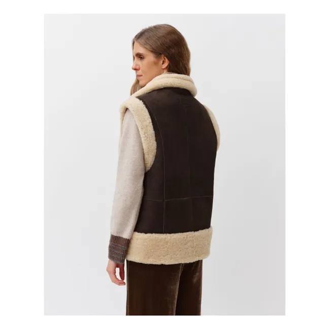 Veste Geskao Mouton | Chocolat