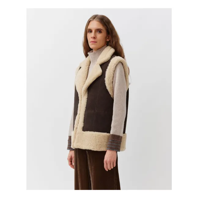 Veste Geskao Mouton | Chocolat