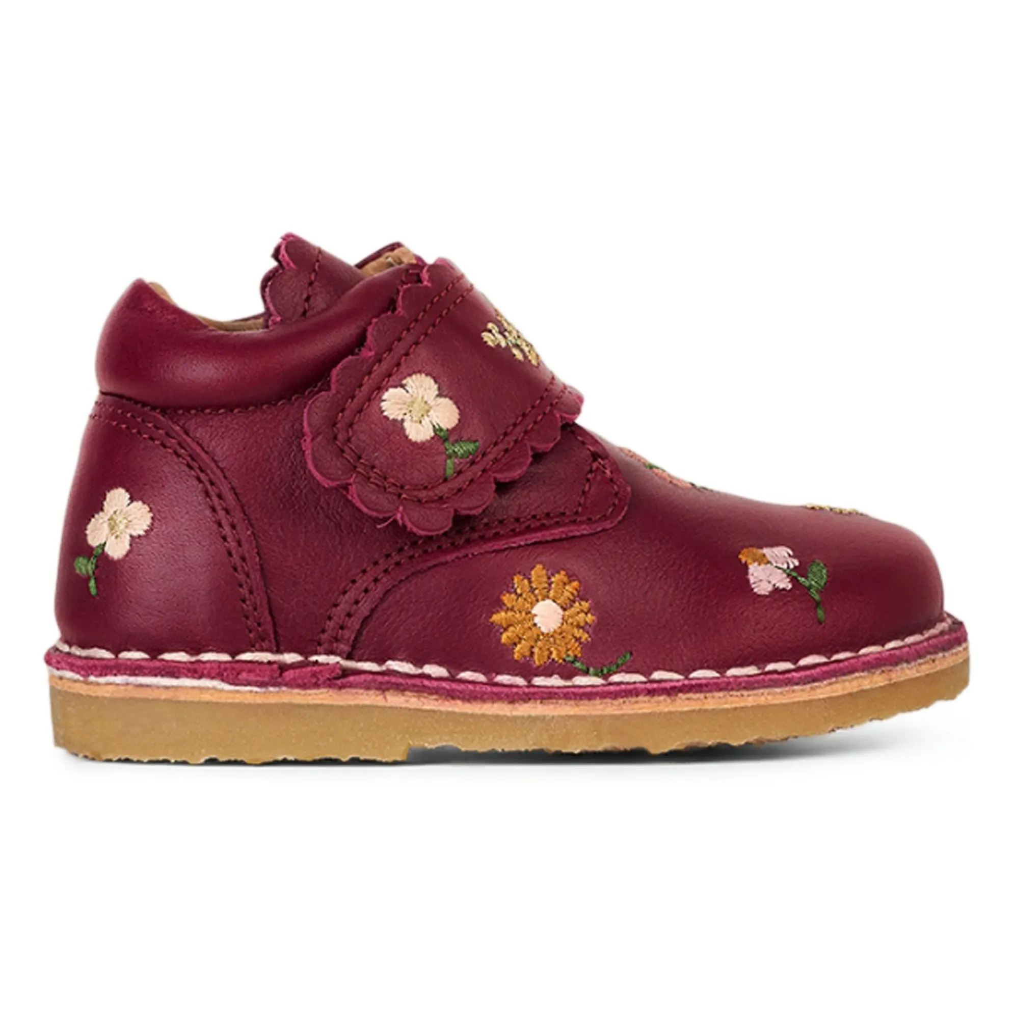 Petit Nord - Boots Brodées Scratchs Scallop Fleuries - Collection Uniqua (Petit Nord) - Couverture