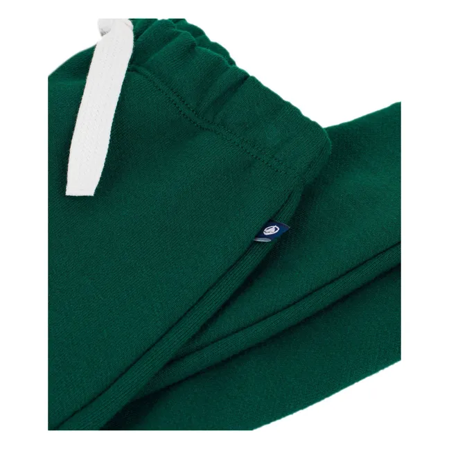 Pantalon Molleton Coton Bio | Vert forêt