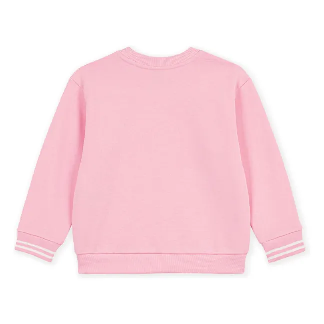 Sweat Logo Coton Bio | Rose
