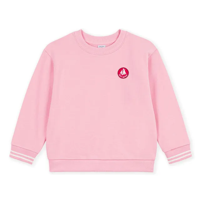 Sweat Logo Coton Bio | Rose