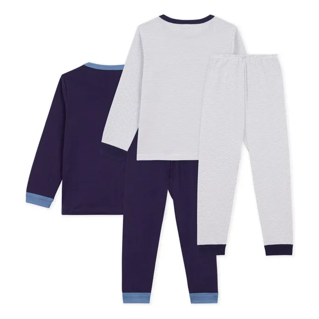Lot de 2 Pyjamas Cool | Bleu