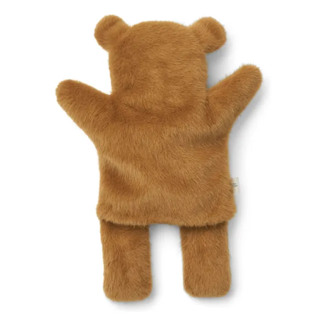 Honor Teddy Bear puppet | Golden caramel