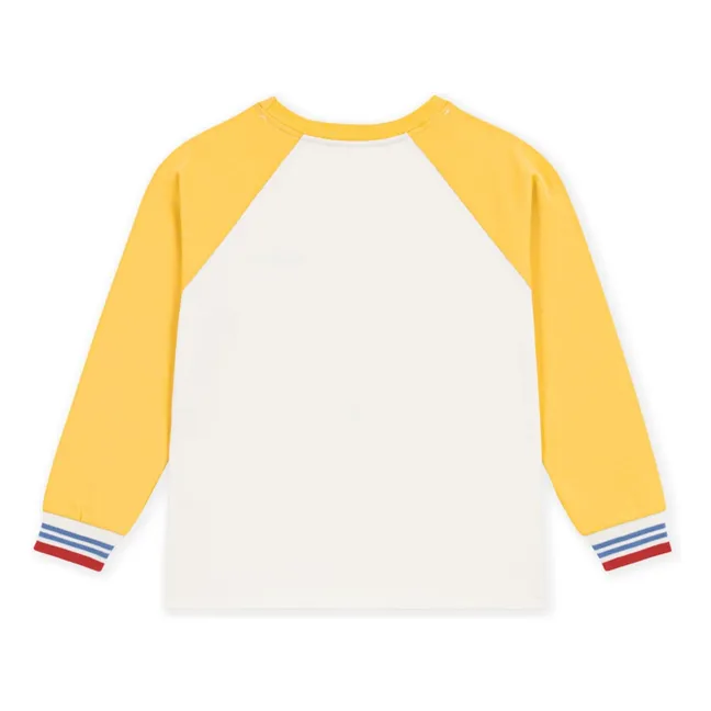T-shirt Colorblock Bateaux Coton Bio | Jaune
