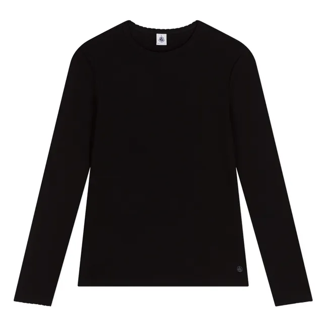 T-shirt L'Iconique Coton Bio | Noir