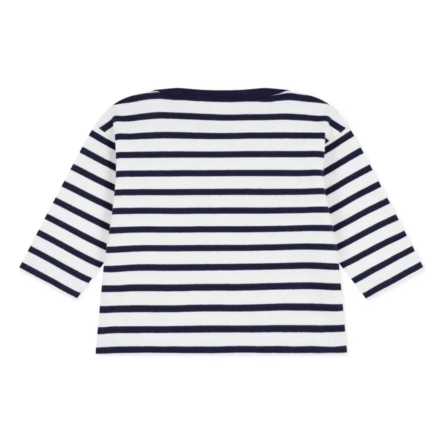 Marinière Baby T-shirt | White