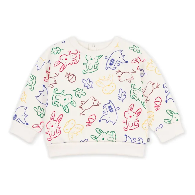 Sweat Animals Baby Organic Cotton | Ecru