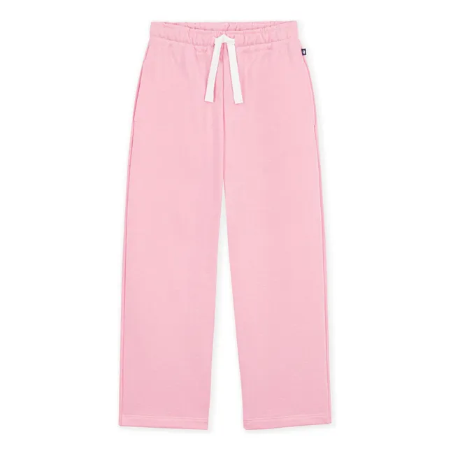 Organic Cotton Straight Jogger | Pink
