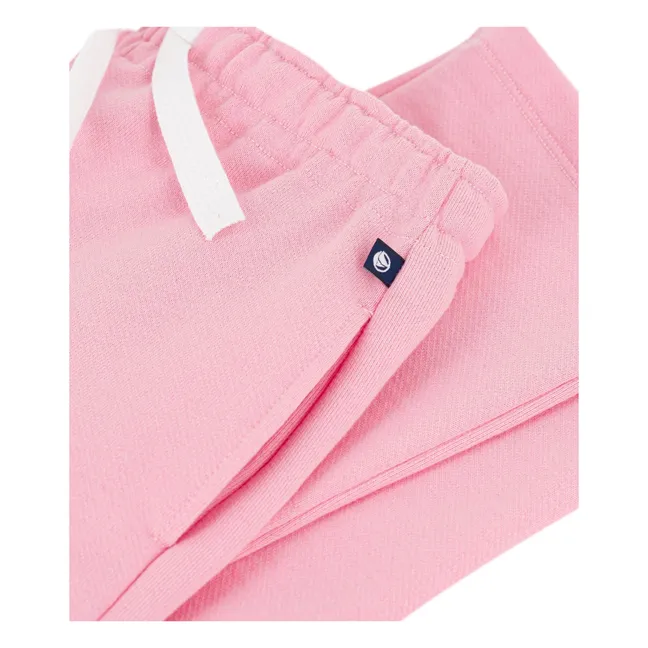 Jogger Droit Coton Bio | Rose