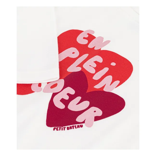 En Plein Coeur Organic Cotton T-shirt | White