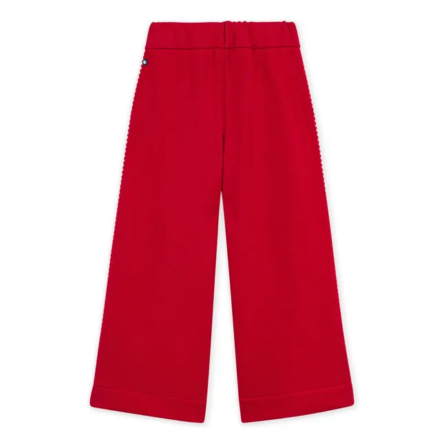 Organic Cotton Ample Joggers | Red