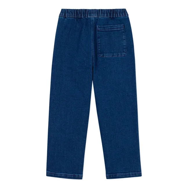 Jean Droit Cordon Coton Bio | Bleu