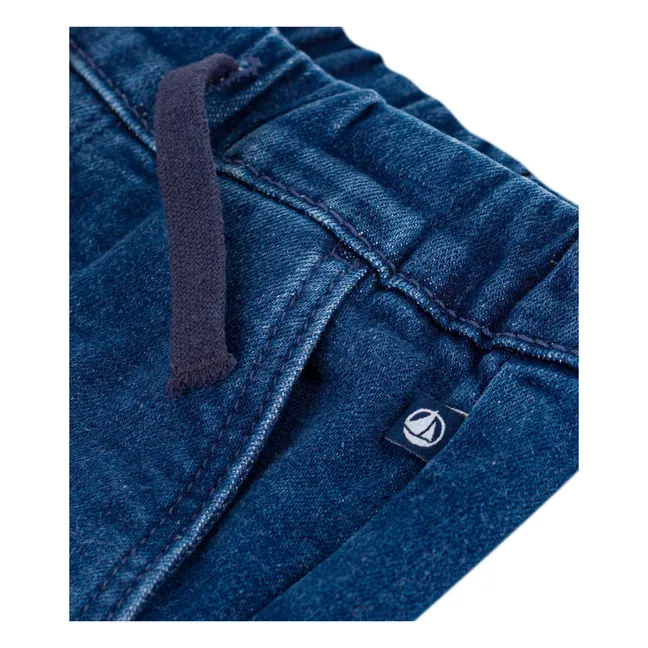 Jean Droit Cordon Coton Bio | Bleu