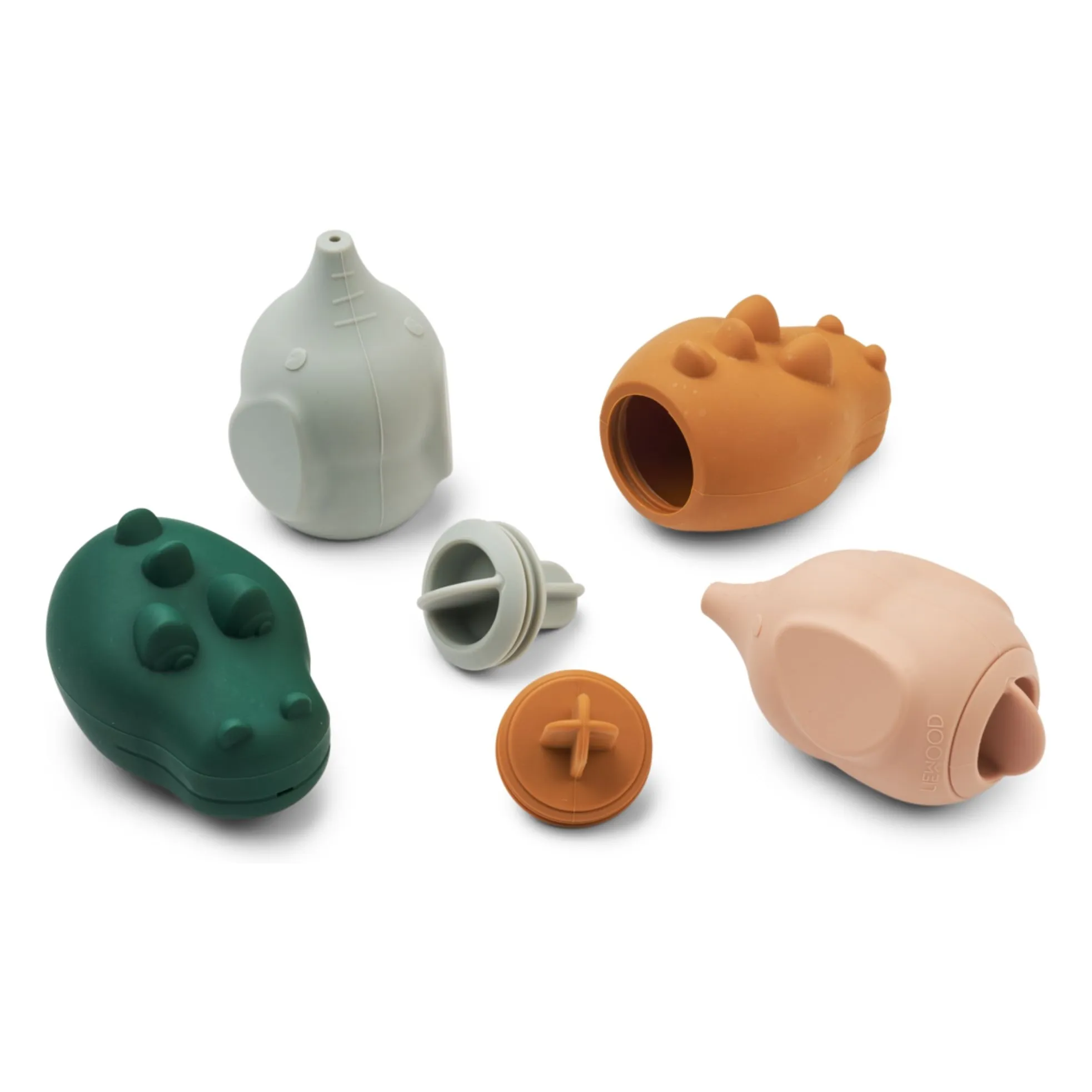 Liewood Dove Blue Carolina Bath Toys - Set Of 4