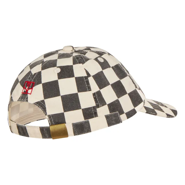 Casquette Damier | Ecru
