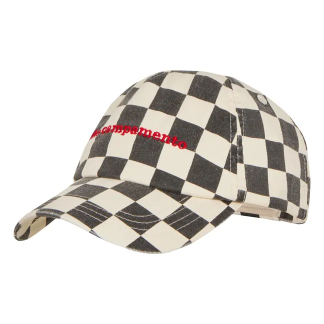 Damier cap | Ecru