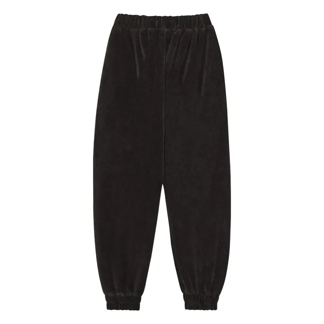 Jogger Velours | Gris anthracite