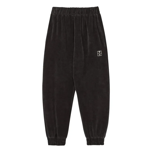Jogger Velours | Gris anthracite