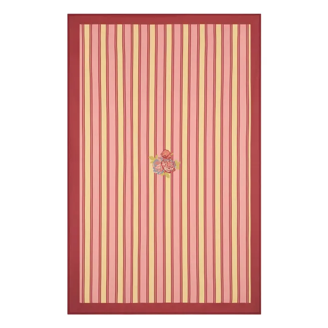 Nappe en coton, Lisa Corti x The Socialite Family  | Rouge