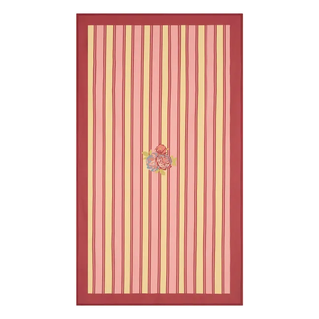 Tischdecke aus Baumwolle, Lisa Corti x The Socialite Family  | Rot