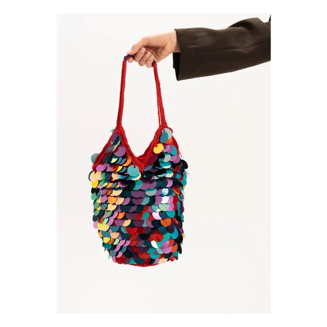 Sac Hilal Large Sequins | Vert