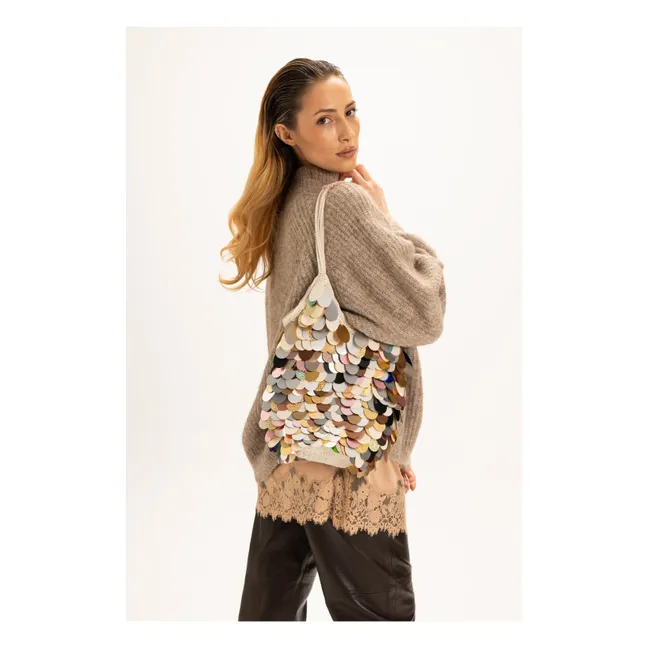 Sac Hilal Large Sequins | Pastel