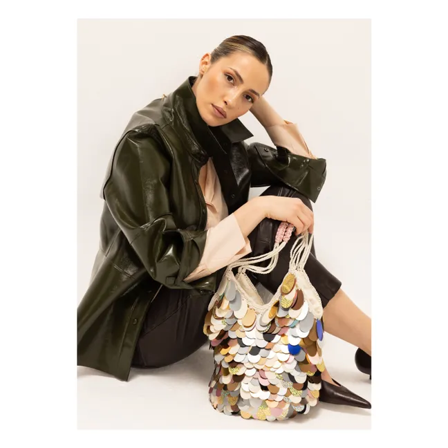 Sac Hilal Large Sequins | Pastel