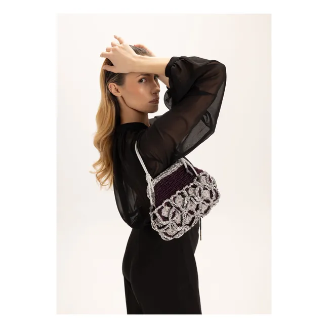 Sac Melike Clutch | Bordeaux