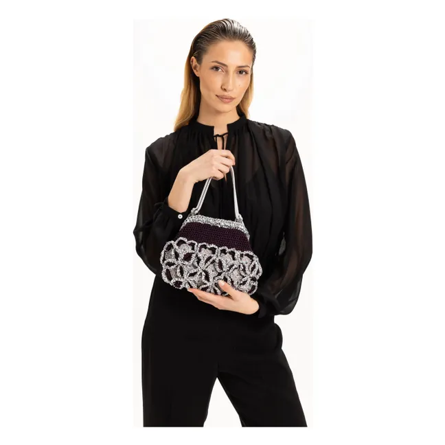 Sac Melike Clutch | Bordeaux