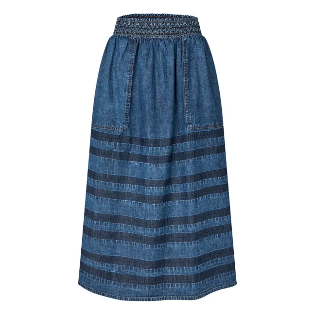 Jupe Amond Denim Coton | Bleu