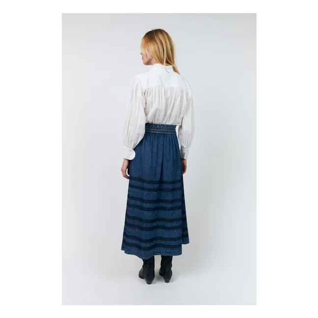 Jupe Amond Denim Coton | Bleu