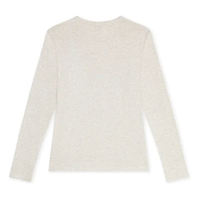 T-shirt Point Cocotte | Beige chiné