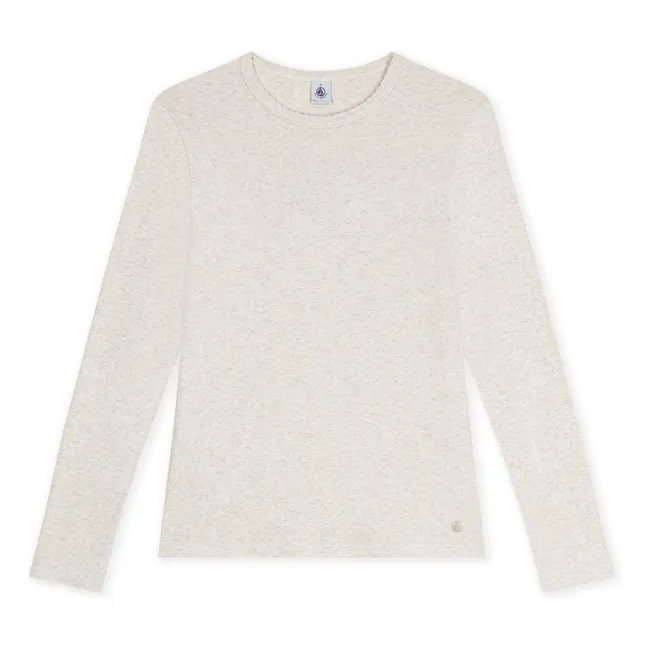 Camiseta Point Cocotte | Beige chiné