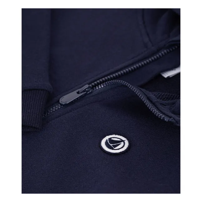 Sweat Zippé | Bleu marine