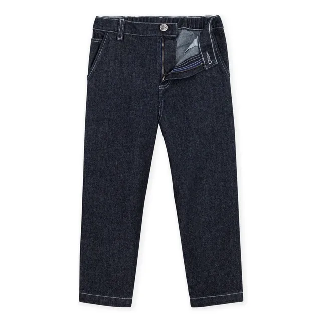 Jean Droit Coton Bio | Bleu foncé