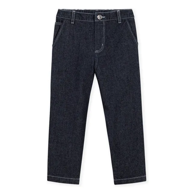Jean Droit Coton Bio | Bleu foncé