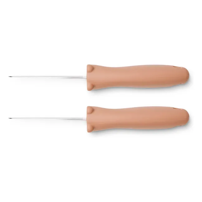 Perry Stainless Steel Knives - Set of 2 | Pale Pink